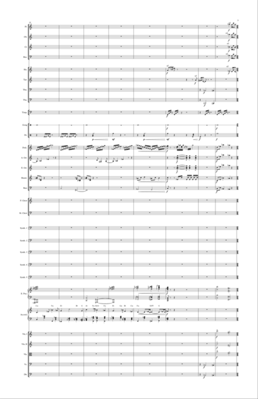 Metamorphosis Full Orchestra scores gallery preview page 3