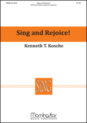 Book cover for Sing and Rejoice!