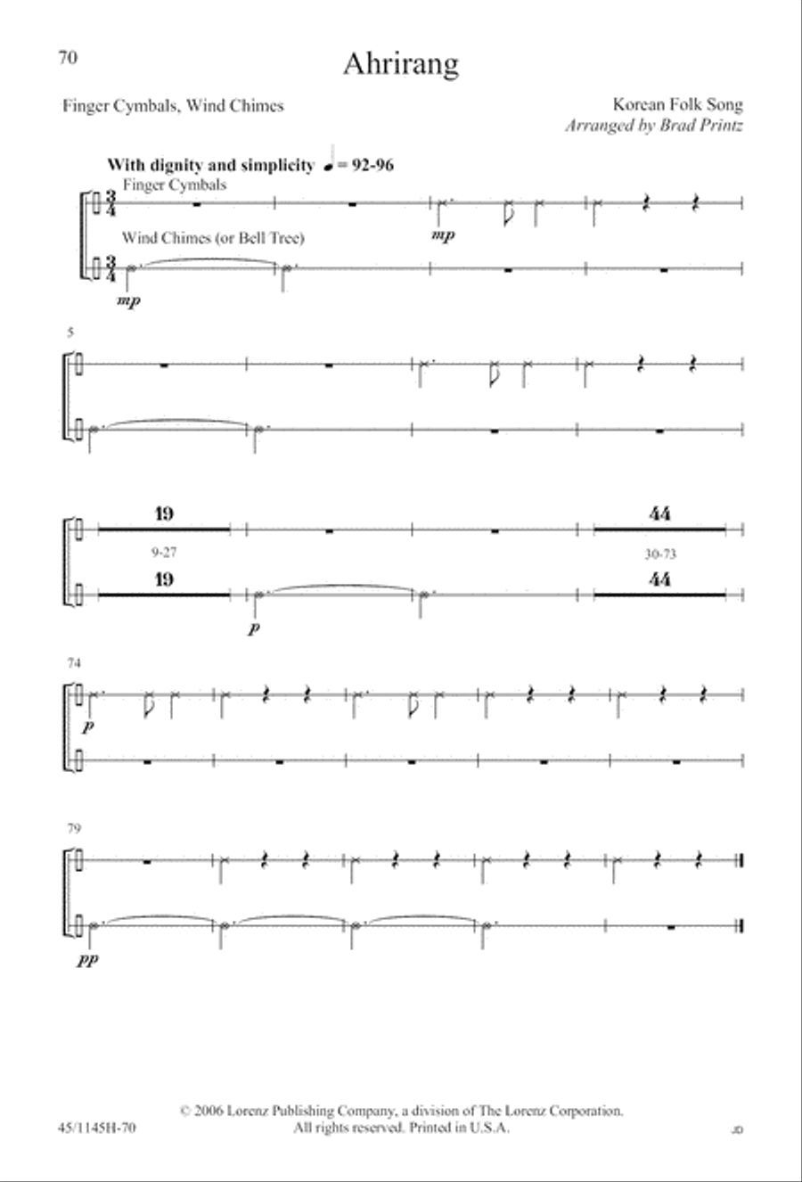 We Sing the World Around 2-Part scores gallery preview page 71
