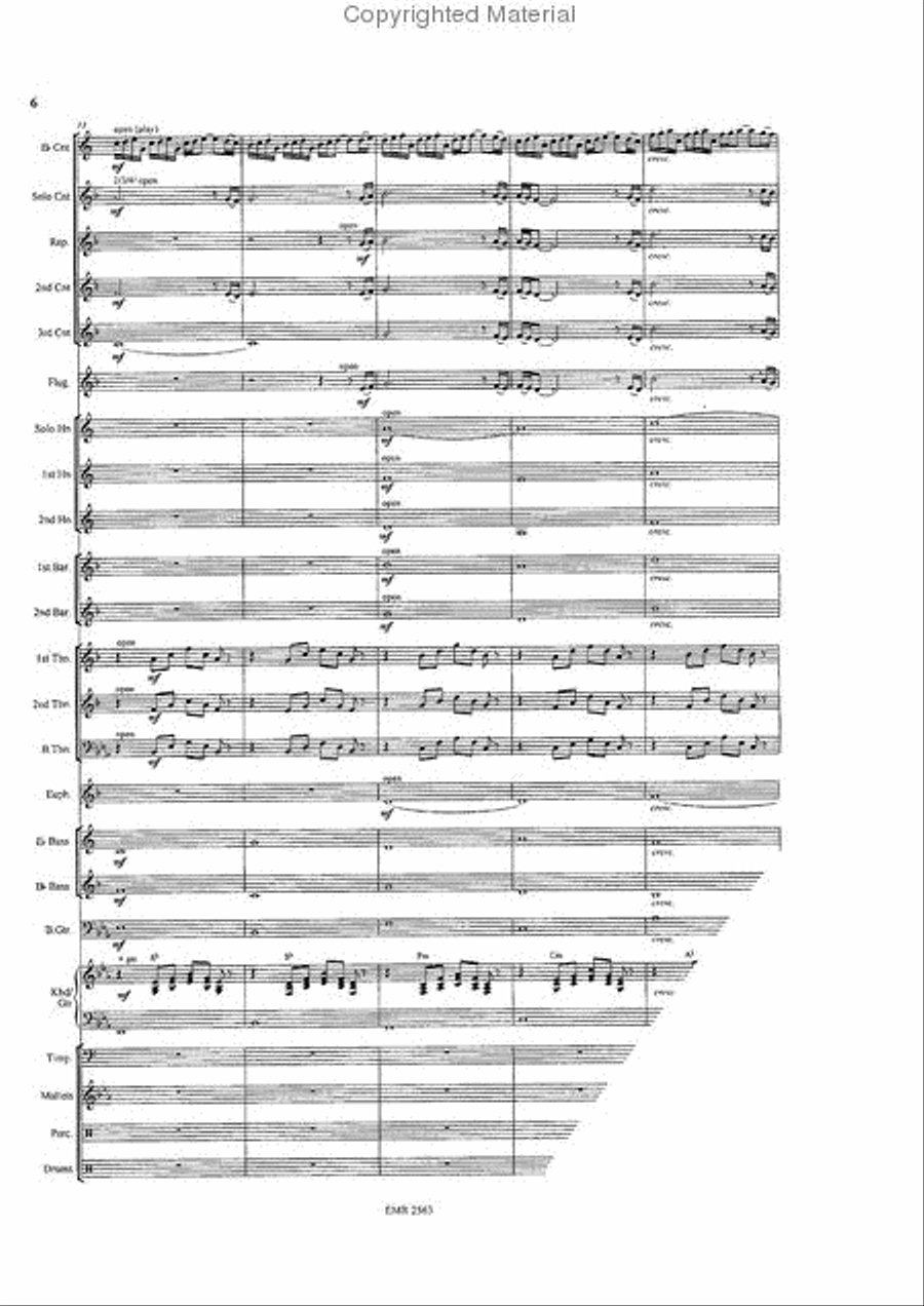 Flashdance Flashdance Brass Band scores gallery preview page 6