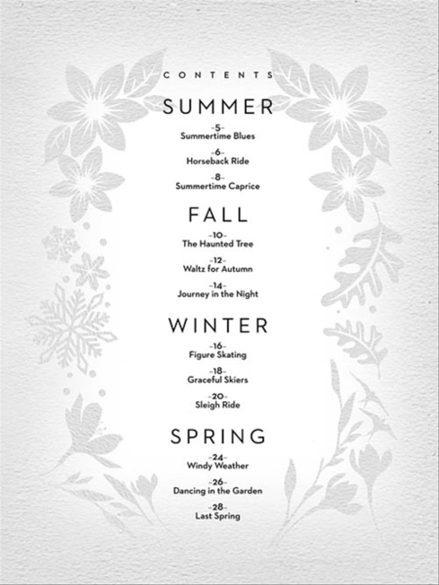 Accent on the Seasons Piano scores gallery preview page 2