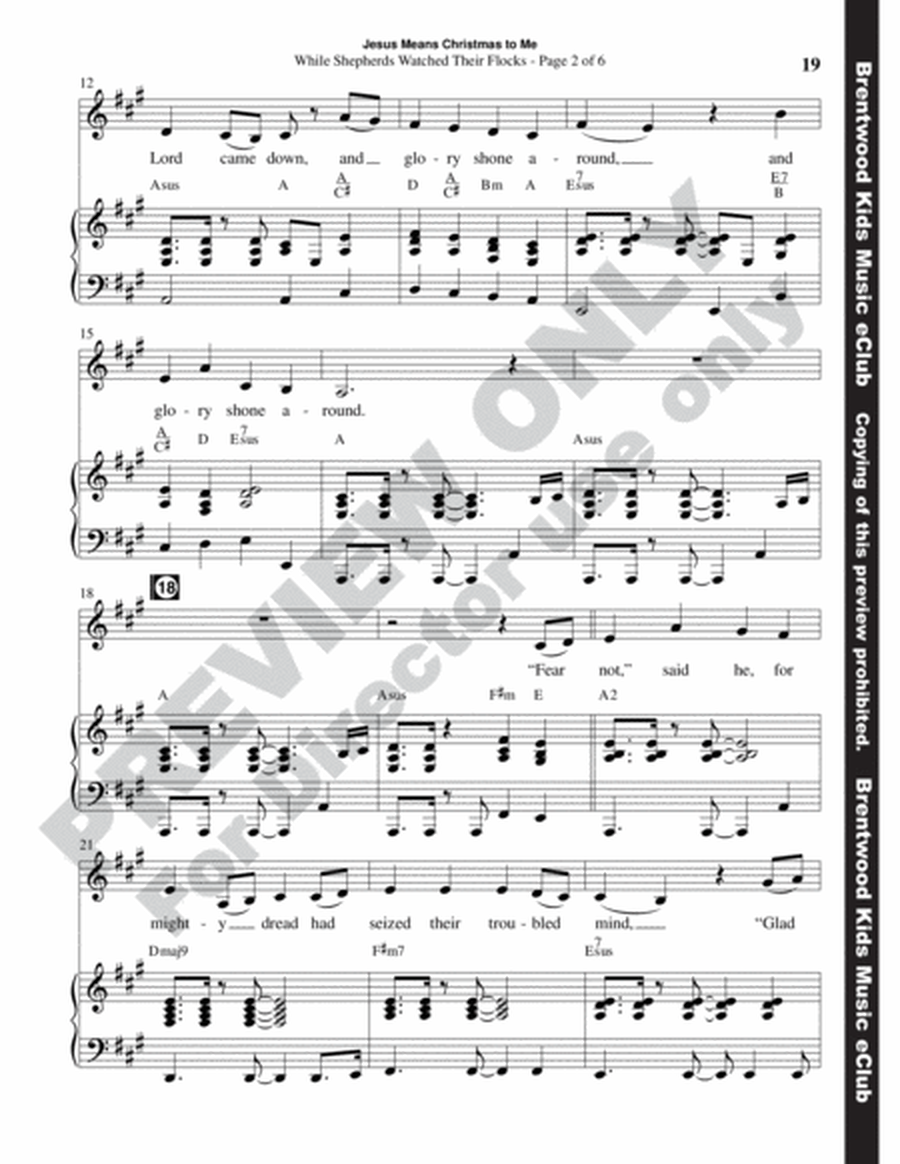 Jesus Means Christmas to Me (Choral Book) image number null