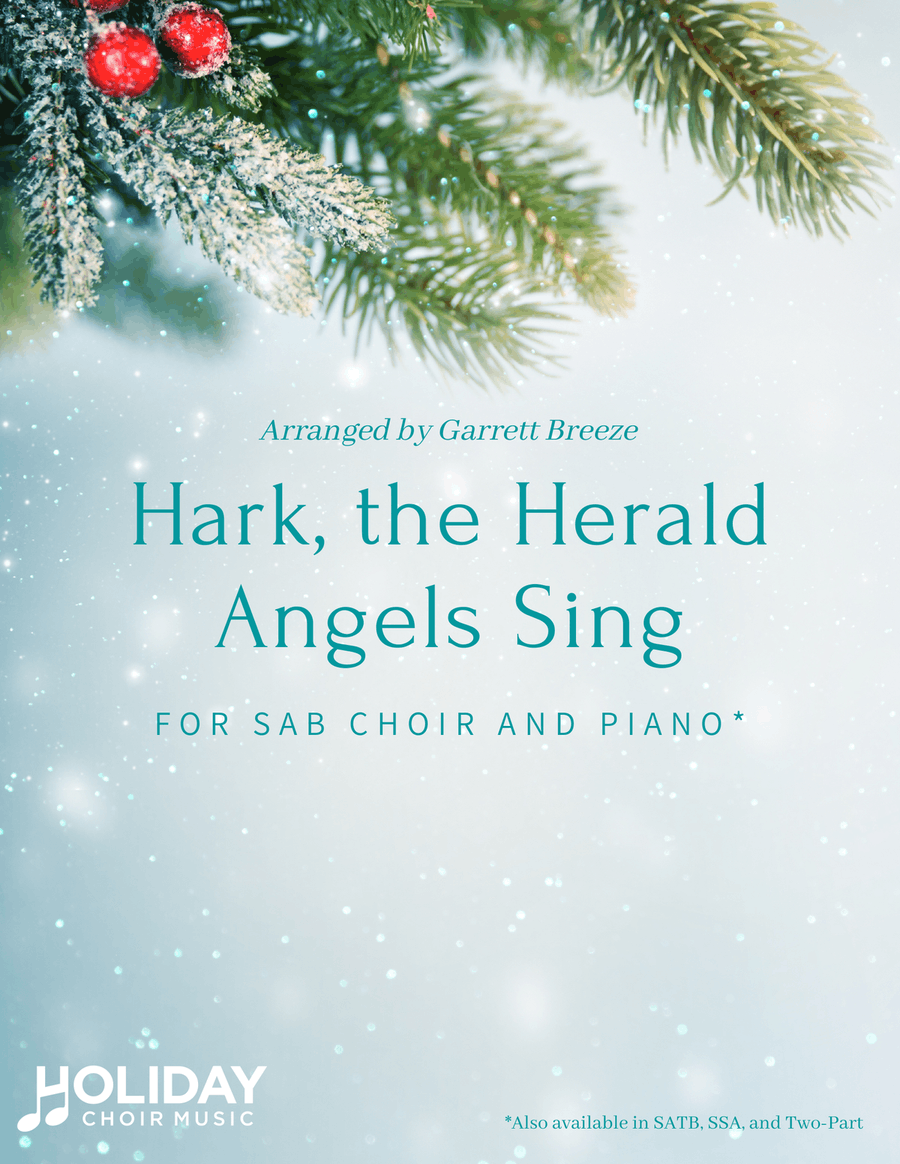 Hark, the Herald Angels Sing (SAB) 3-Part scores gallery preview page 1