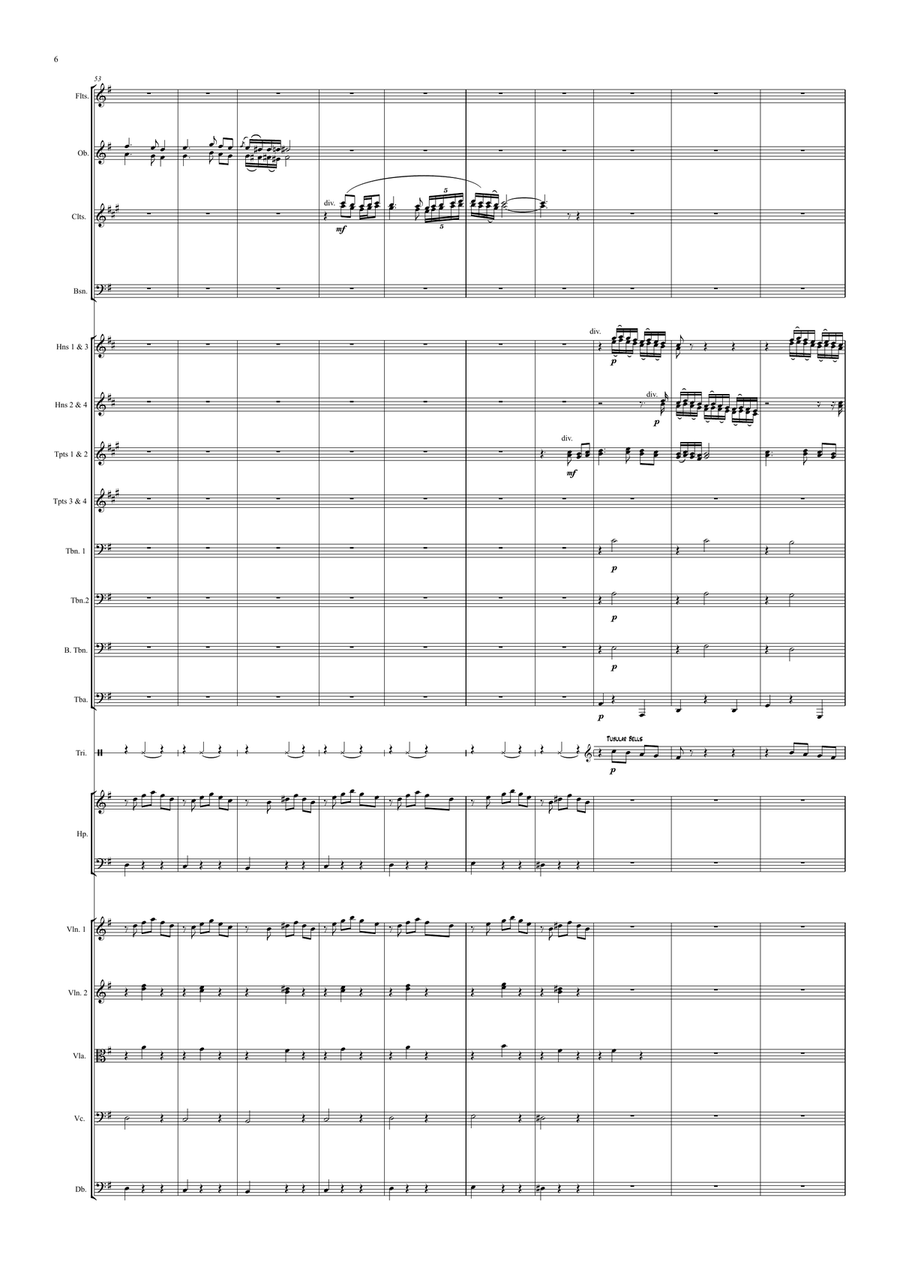 Elegy Sentimentale for Orchestra Full Orchestra scores gallery preview page 6