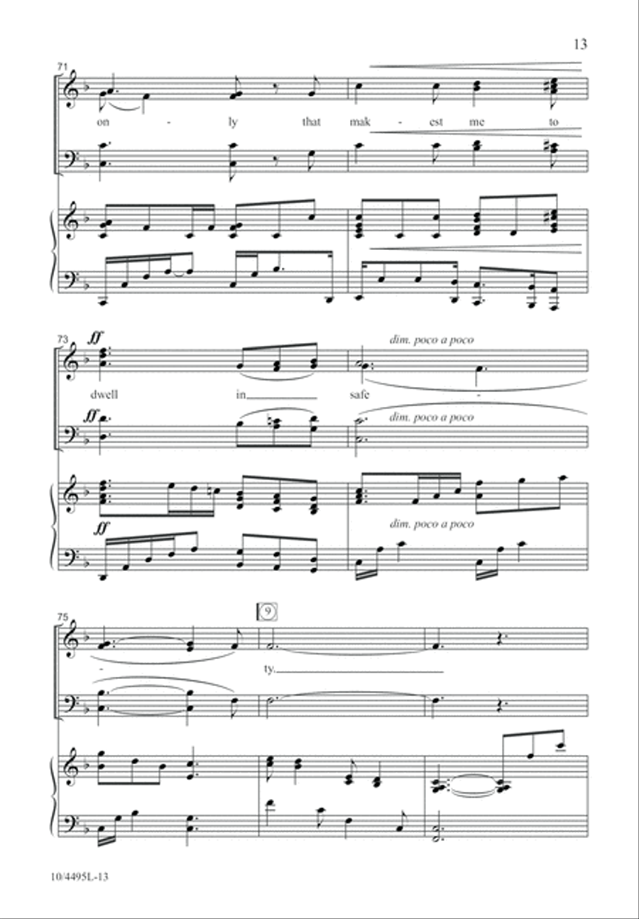 Lead Me, Lord 4-Part scores gallery preview page 14