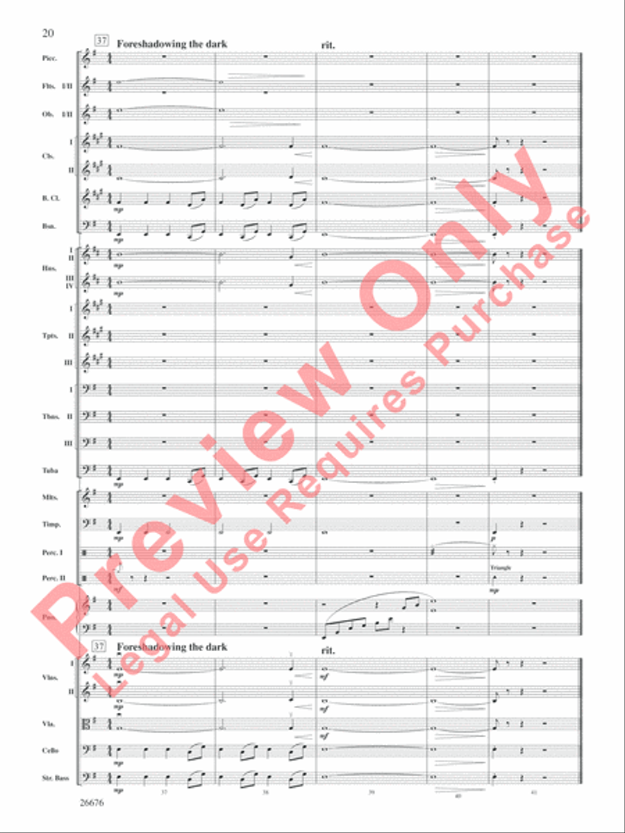 Star Wars Epic -- Part I, Suite from the Full Orchestra scores gallery preview page 21