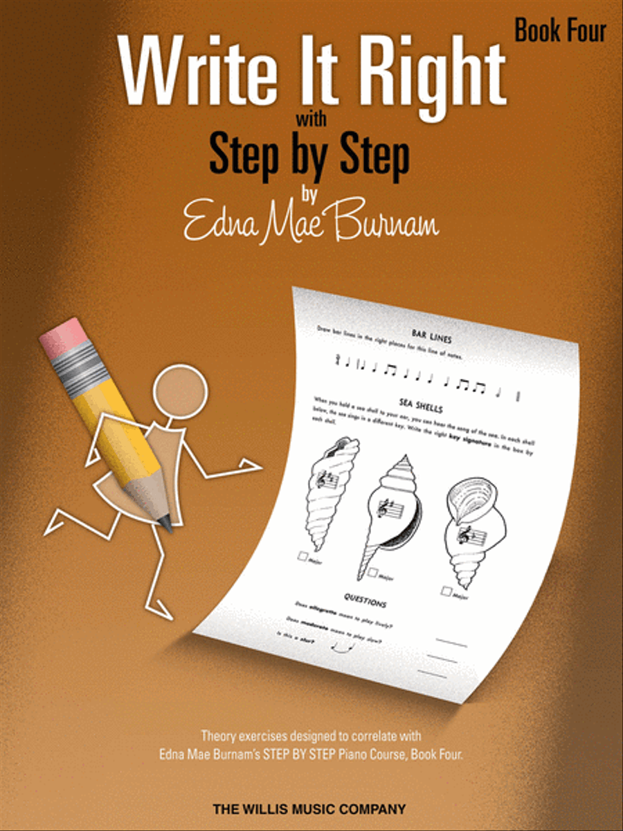 Write It Right – Book 4 Piano Method scores gallery preview page 1