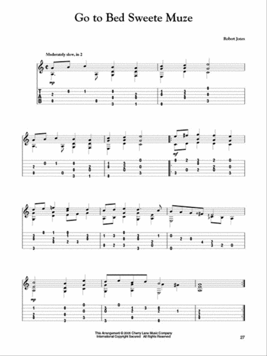 50 Renaissance Solos for Classical Guitar Acoustic Guitar scores gallery preview page 5
