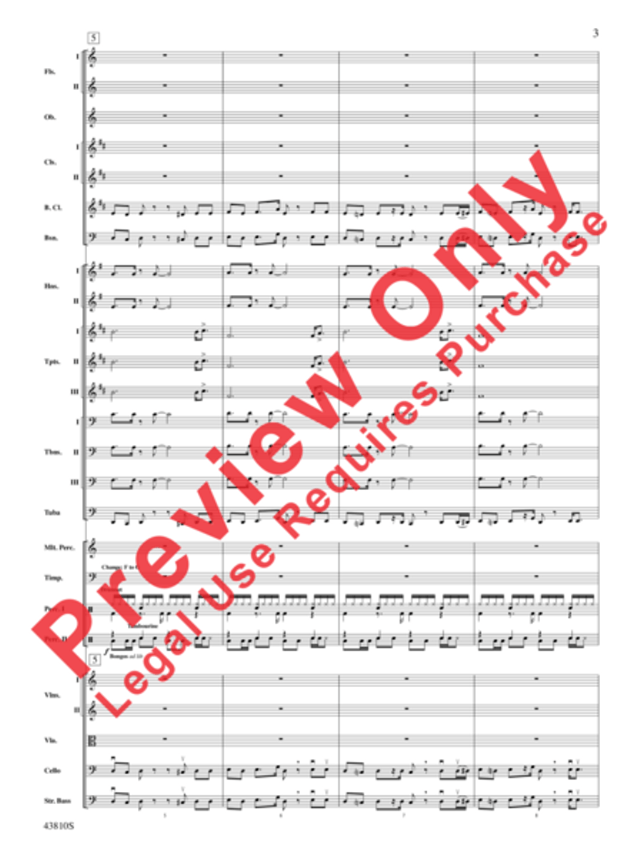 Rocky Broadway Full Orchestra scores gallery preview page 4
