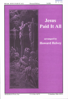 Book cover for Jesus Paid it All