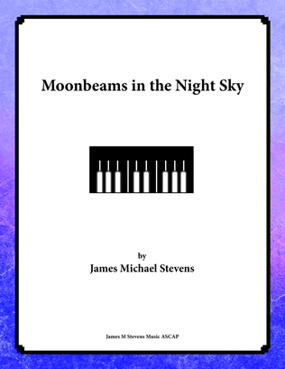 Moonbeams in the Night Sky