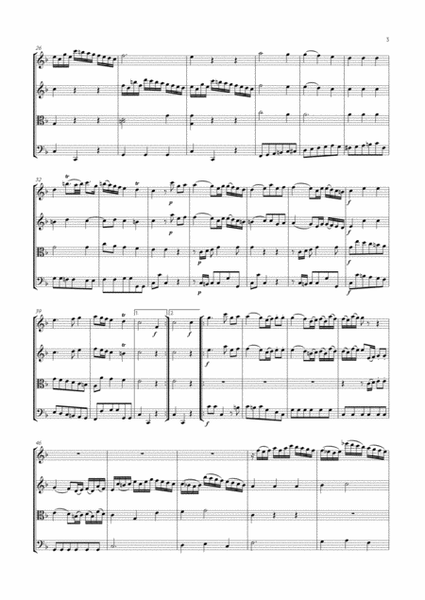 Abel - String Quartet in F major, Op.12 No.3 ; WK 69