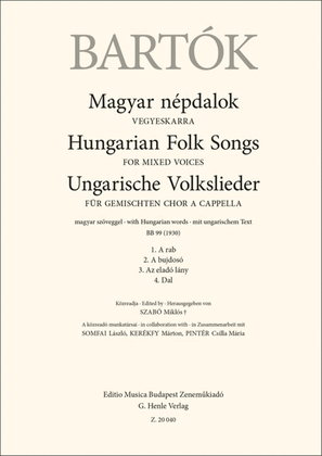Hungarian Folk Songs for mixed voices