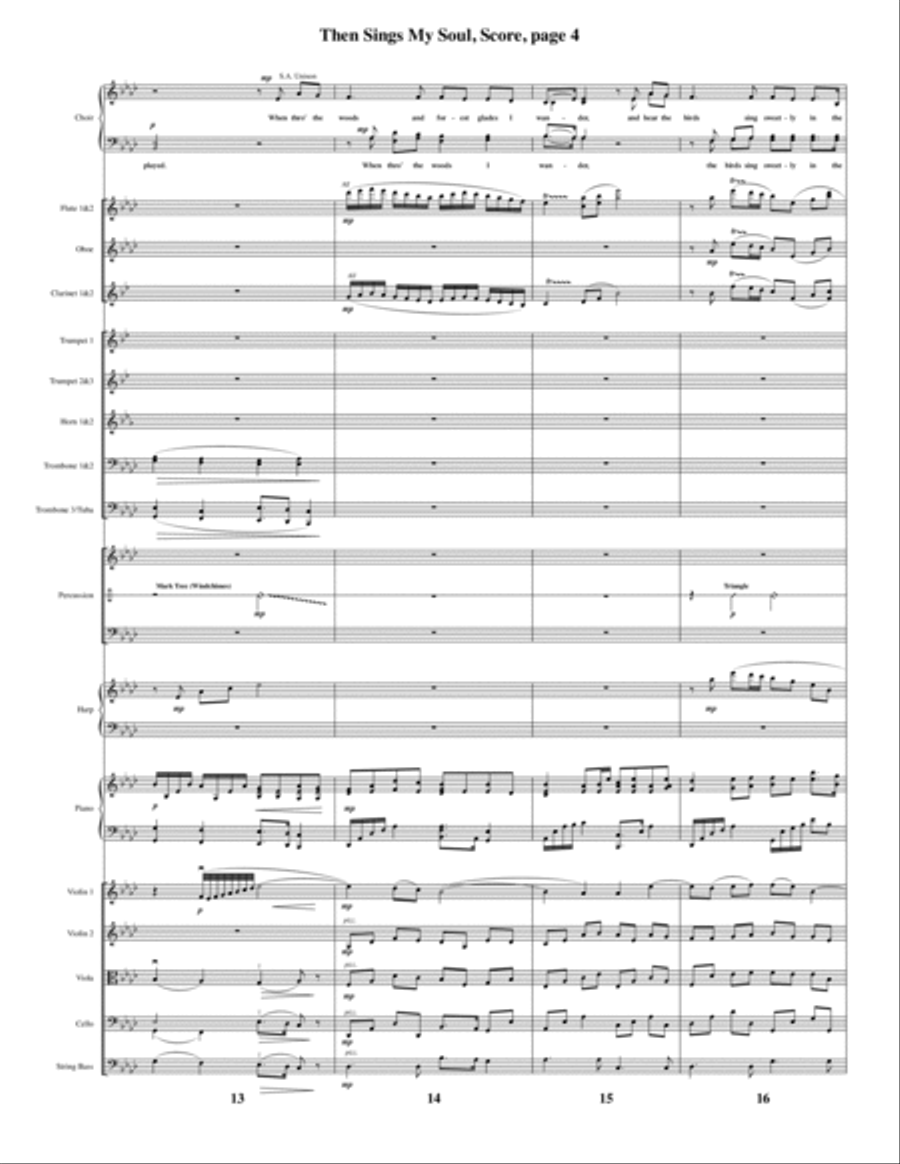 Then Sings My Soul (How Great Thou Art) Orchestra scores gallery preview page 6