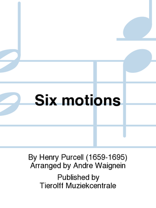 Six Motions, from "Ode on St. Cecilia's Day 1692"