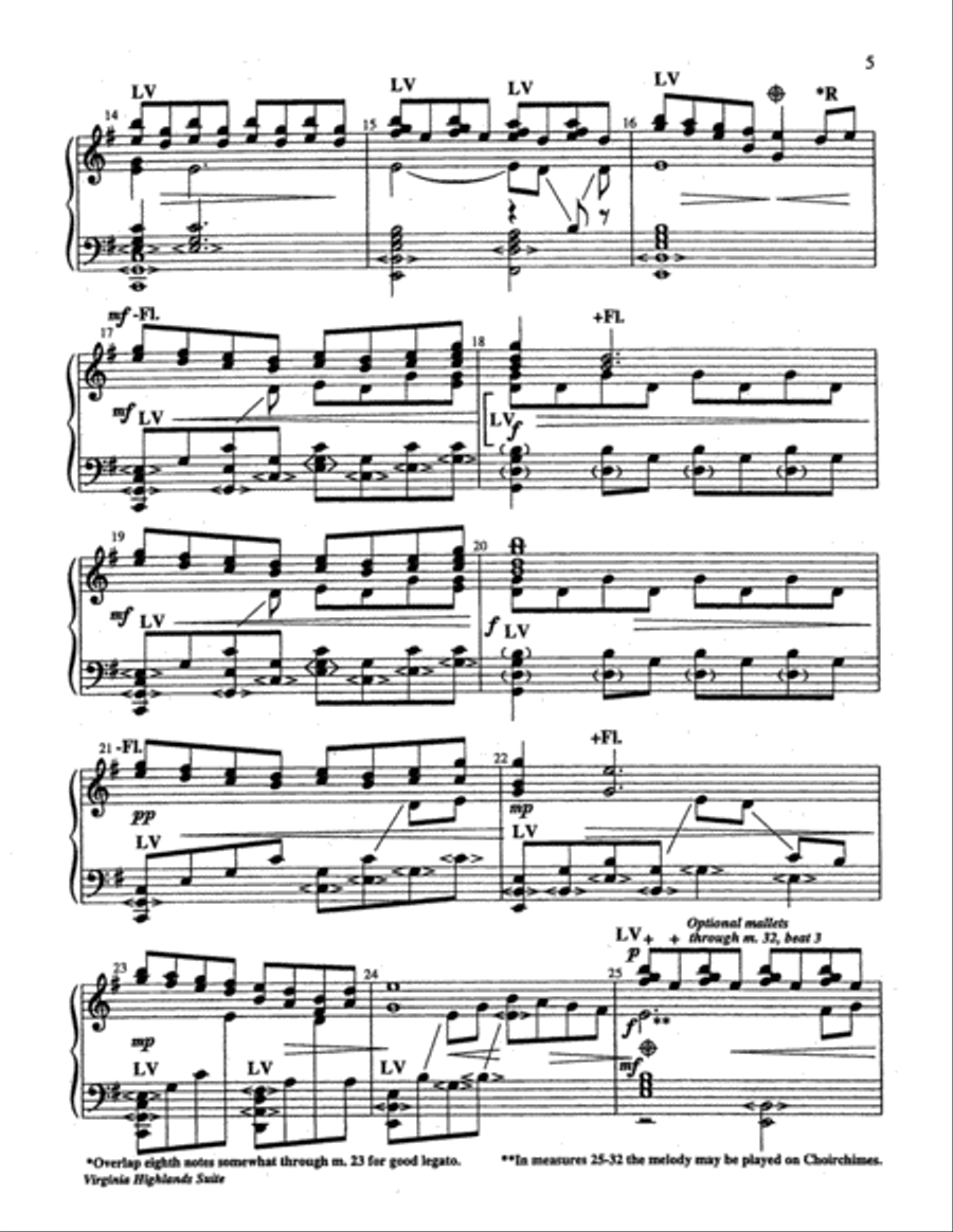 Virginia Highlands Suite 5-Octaves scores gallery preview page 5