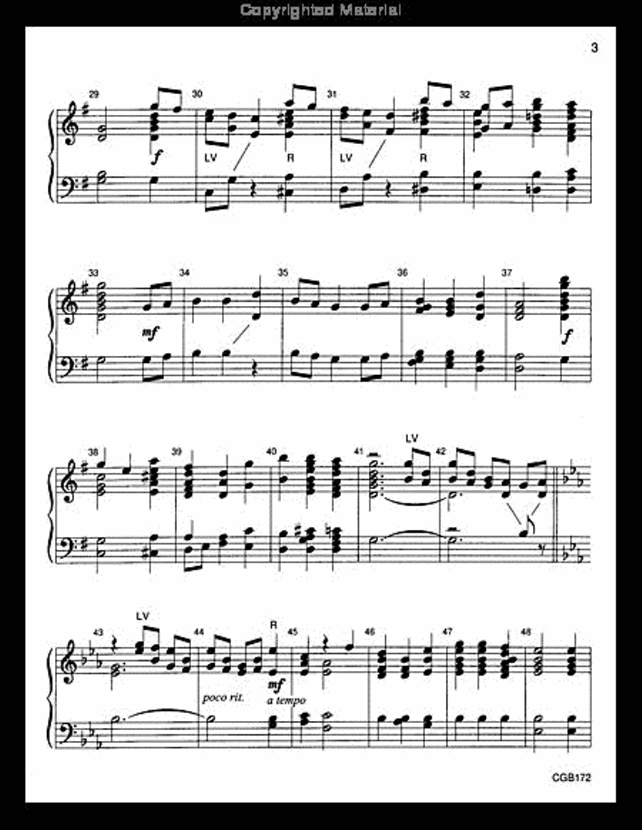 Immortal, Invisible, God Only Wise Handbell Choir scores gallery preview page 4