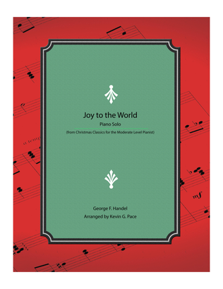 Book cover for Joy to the World - Moderate level piano solo