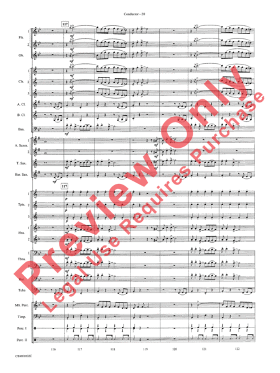 Chicago! (from the Musical Chicago!) Concert Band scores gallery preview page 23