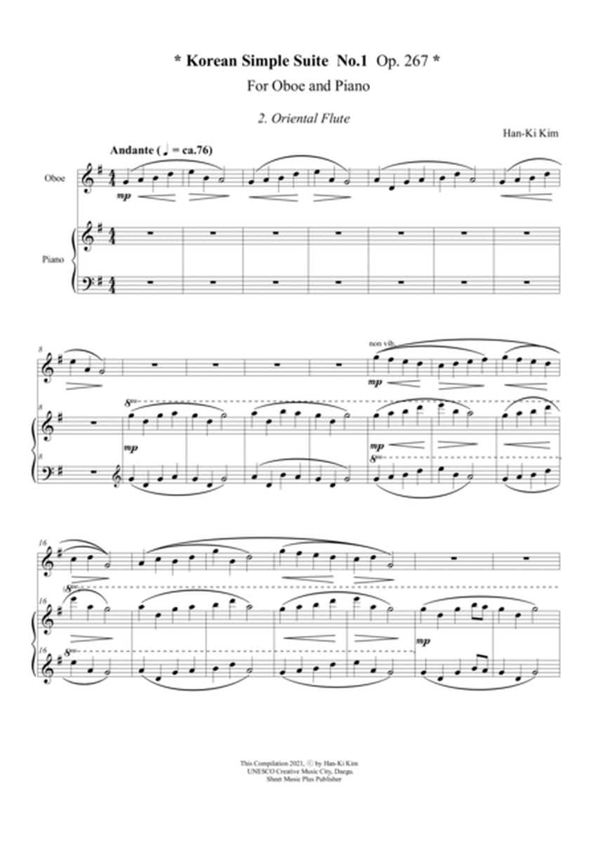Korean Simple Suite No.1 (For Oboe and Piano) image number null