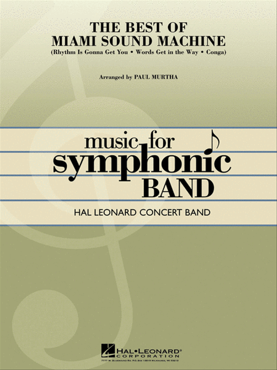 The Best of Miami Sound Machine Concert Band scores gallery preview page 1
