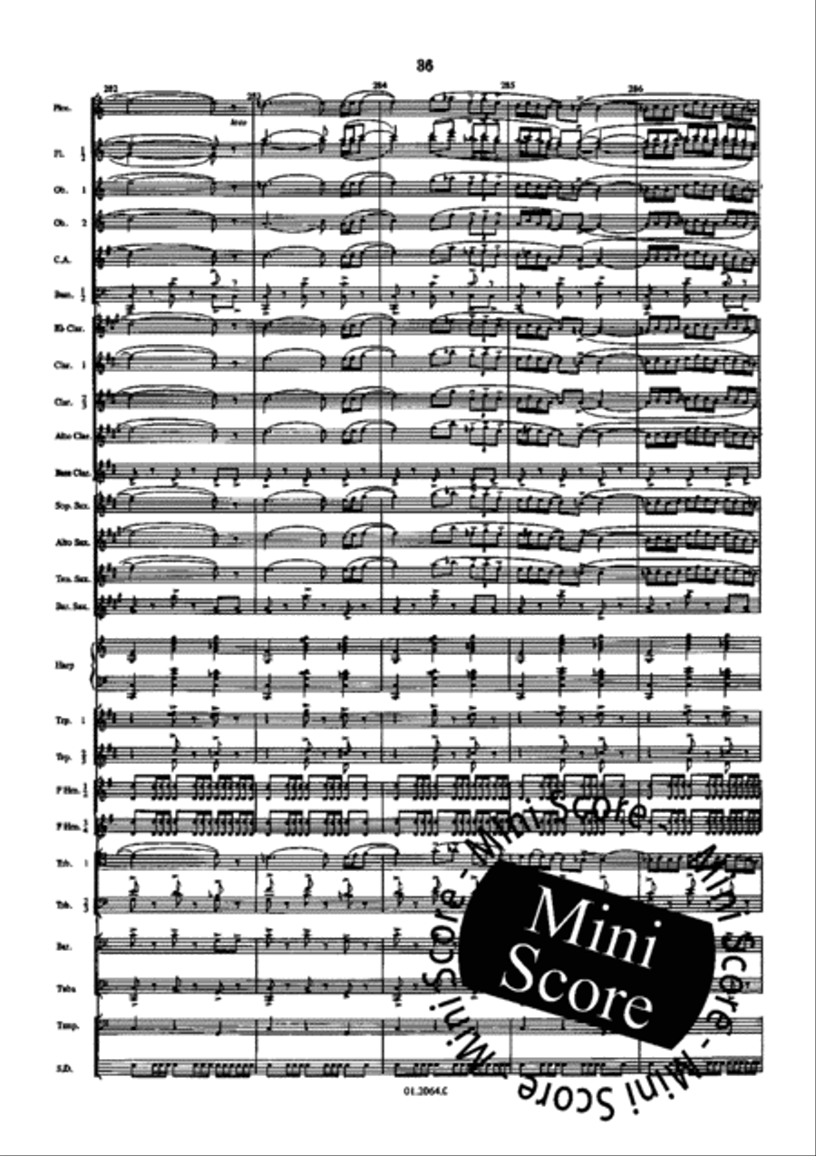Bolero Concert Band scores gallery preview page 40