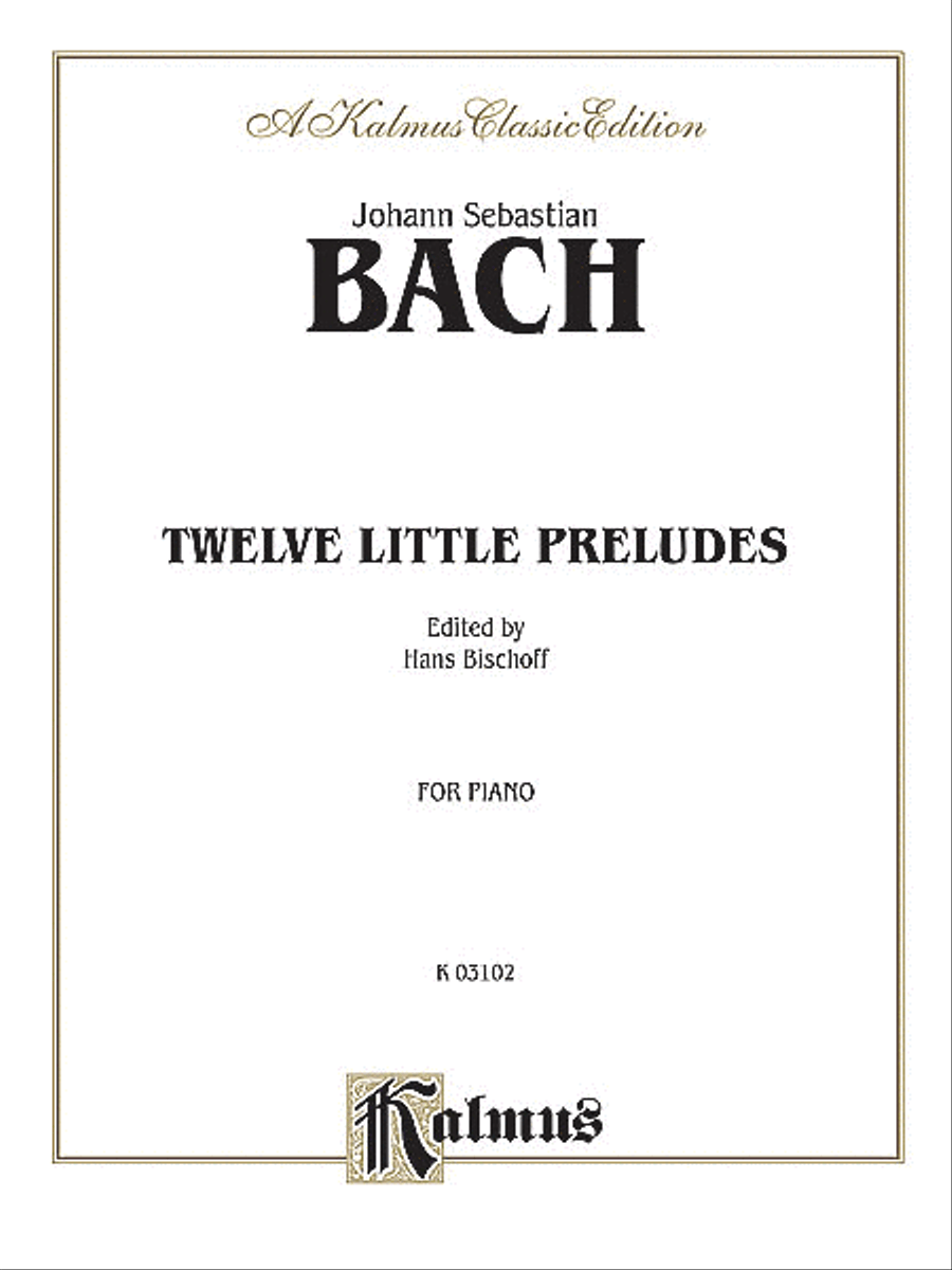 Twelve Little Preludes Piano Solo scores gallery preview page 1