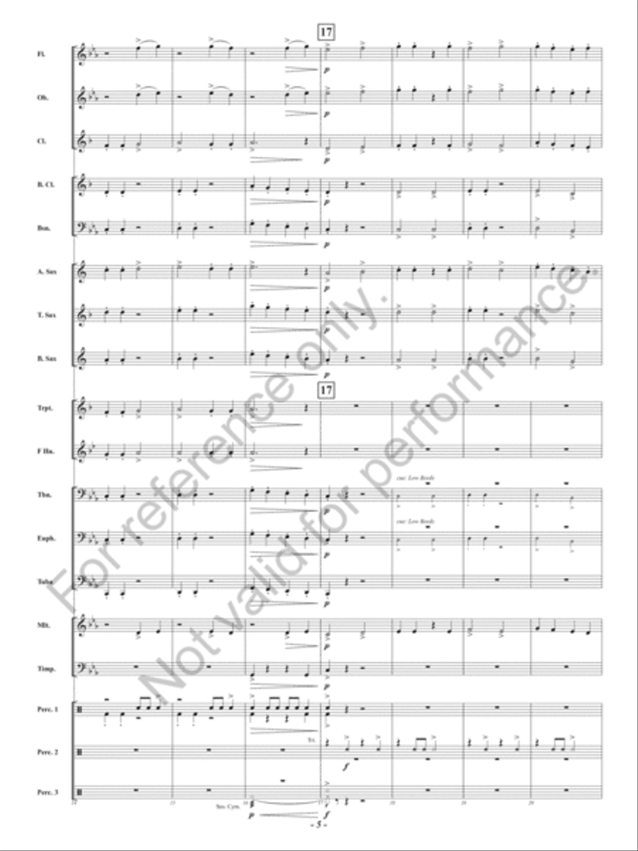 Dark Forest Dance Dark Forest Dance Concert Band scores gallery preview page 6