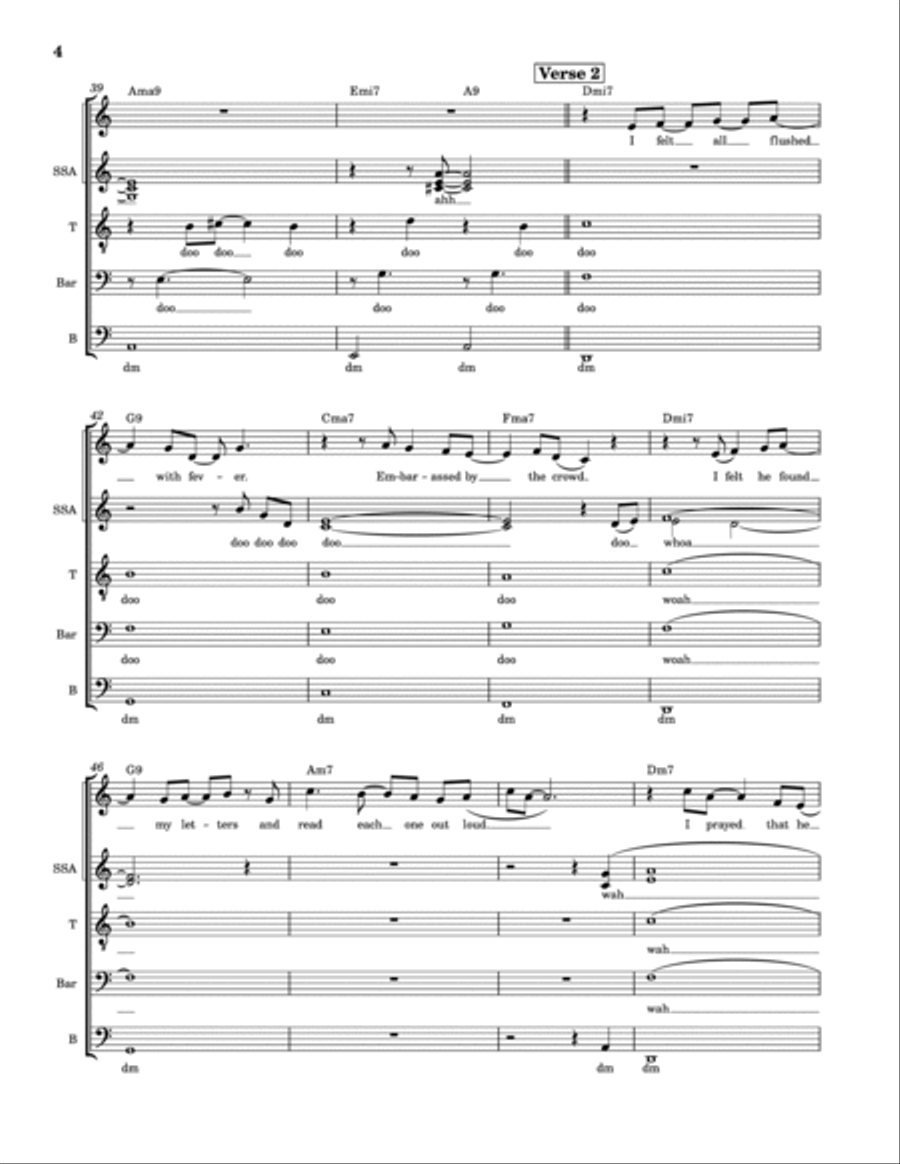 Killing Me Softly With His Song Divisi scores gallery preview page 4