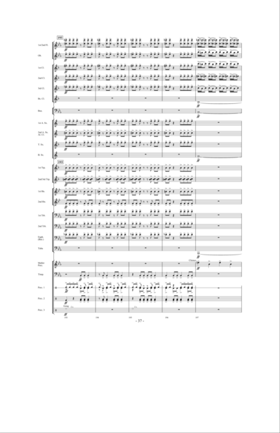 Valley of the Kings Concert Band scores gallery preview page 36