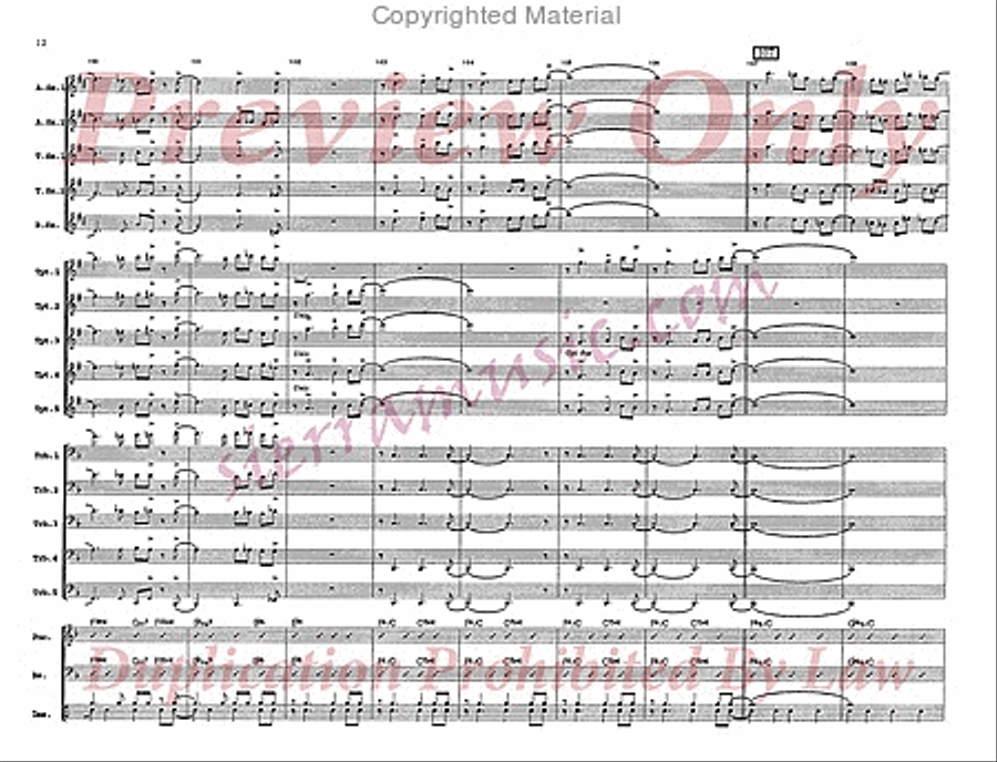 A Foggy Day A Foggy Day Jazz Ensemble scores gallery preview page 13