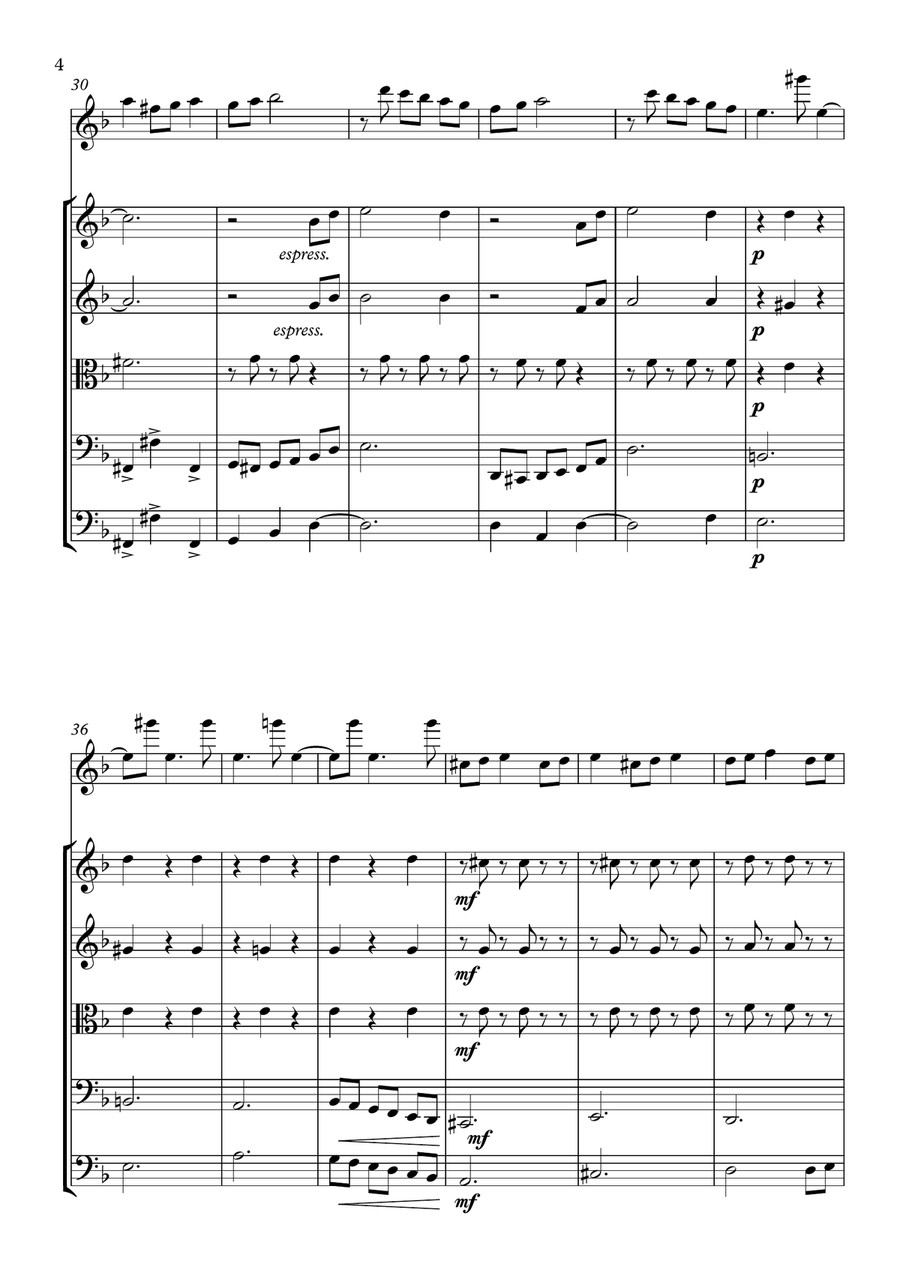 Santa Morena Santa Morena Chamber Orchestra scores gallery preview page 4