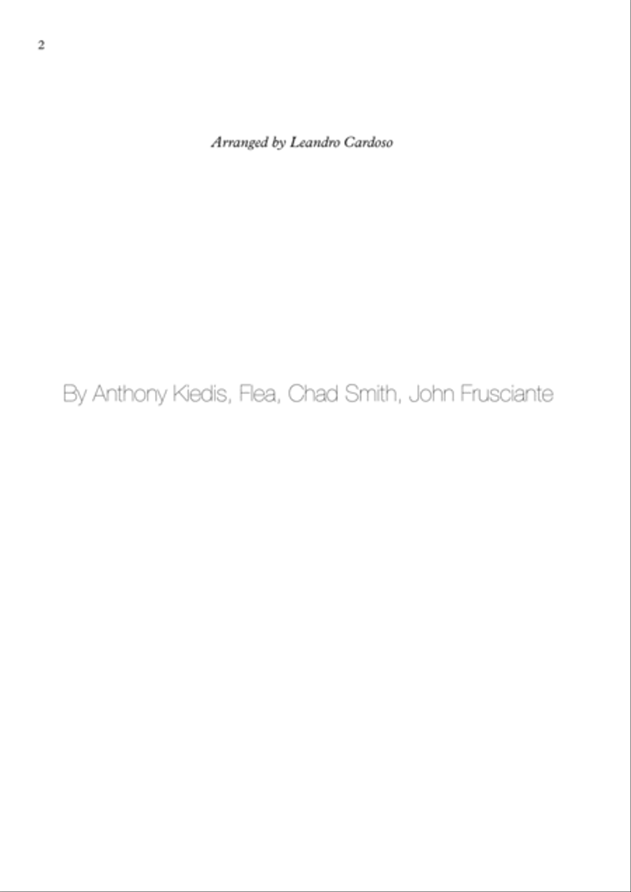 Californication Small Ensemble scores gallery preview page 2
