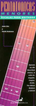 Book cover for Minor Pentatonic Scales for Guitar