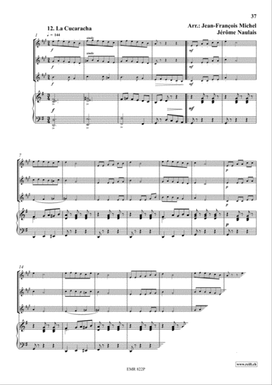 Golden Hits Euphonium Trio scores gallery preview page 14