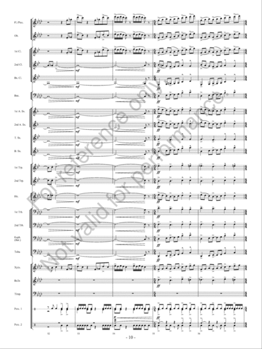 On The Banks… Concert Band scores gallery preview page 11