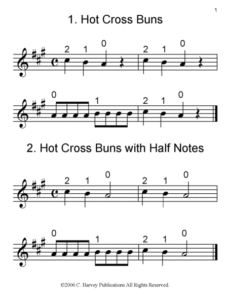 The Hot Cross Buns Book for Violin