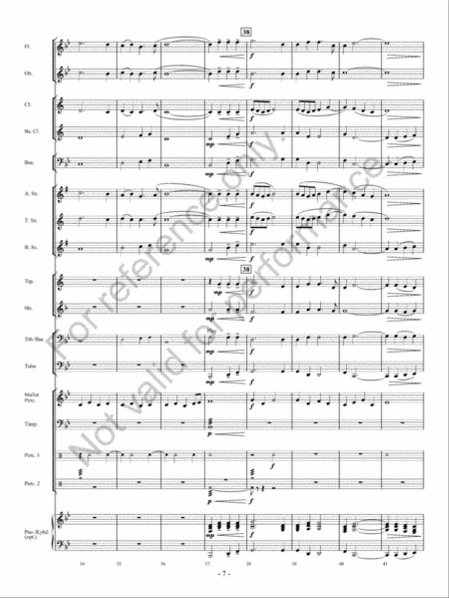 Our First Band Concert Concert Band scores gallery preview page 26