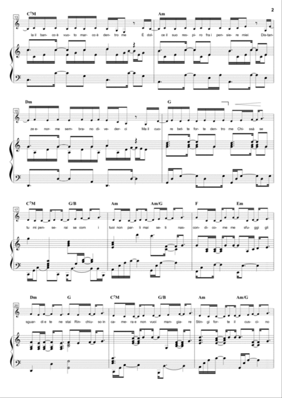 La Solitudine Voice scores gallery preview page 2