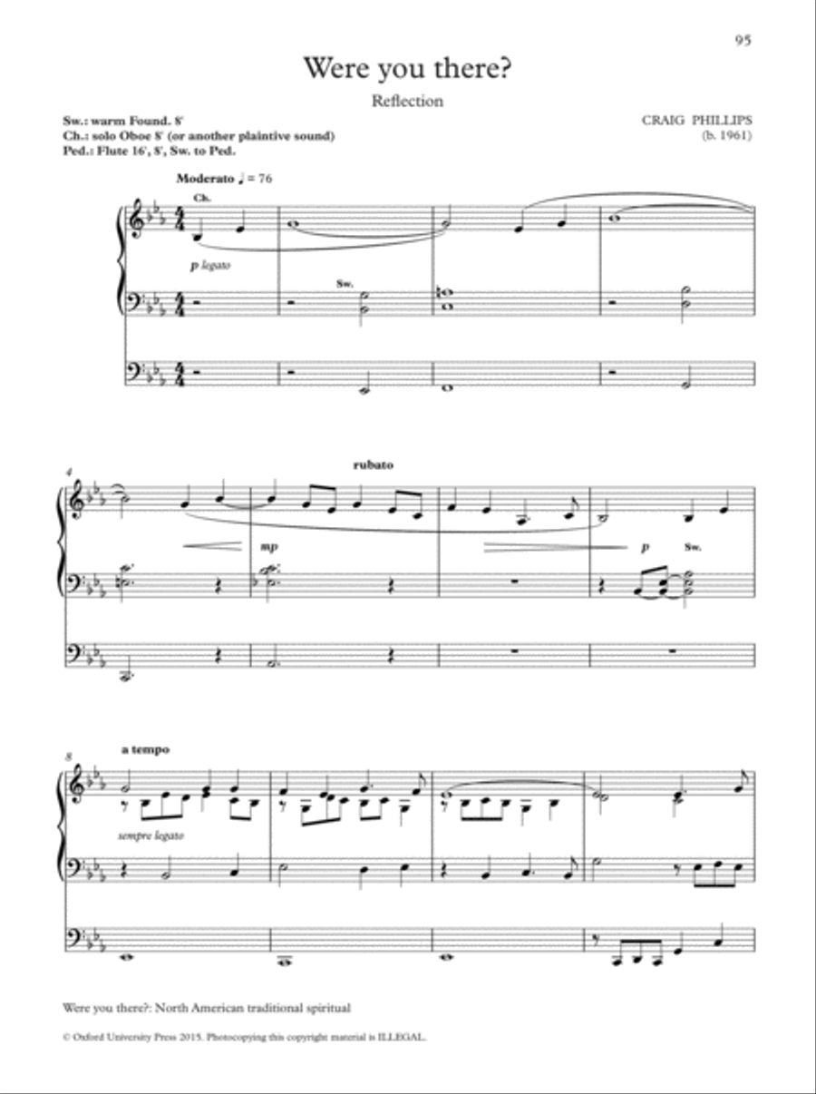 Oxford Hymn Settings for Organists: Lent and Passiontide Organ Solo scores gallery preview page 9