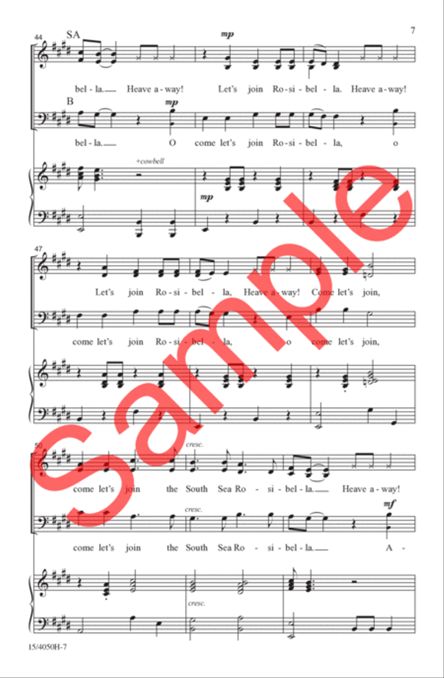 Rosibella 3-Part scores gallery preview page 7