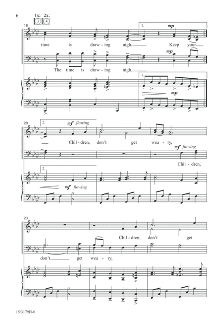 Keep Your Lamps! 4-Part scores gallery preview page 6