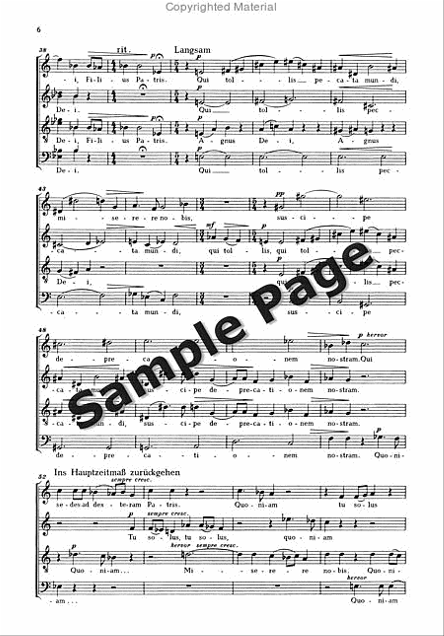Messe 4-Part scores gallery preview page 9