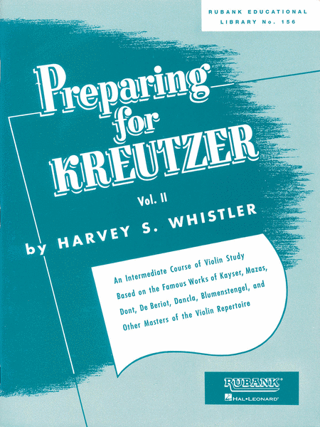 Violin Methods And Studies Preparing For Kreutzer - Volume 2