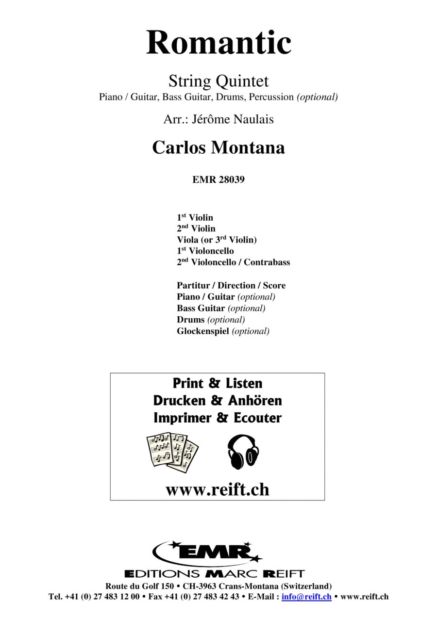 Romantic Classical Guitar scores gallery preview page 1