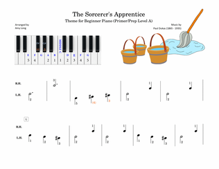 The Sorcerer's Apprentice (Piano Level Primer A)
