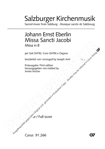 Missa Sancti Jacobi in B