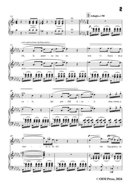 Verdi-Ah,la paterna mano,in C Major