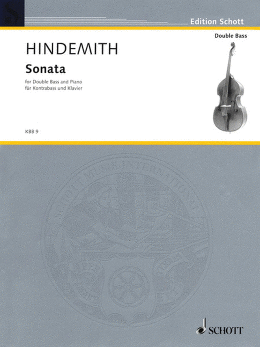 Hindemith - Sonata 1949 Double Bass/Piano