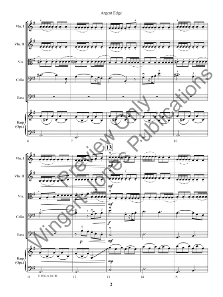 Argent Edge String Orchestra scores gallery preview page 5